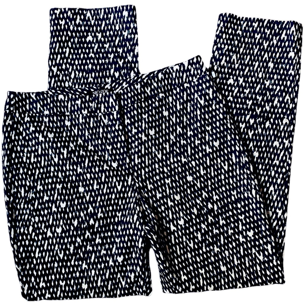 Nic+Zoe Iconic Print Pants ,Women Casual Pants ,Classic Fit Women Casual Pants